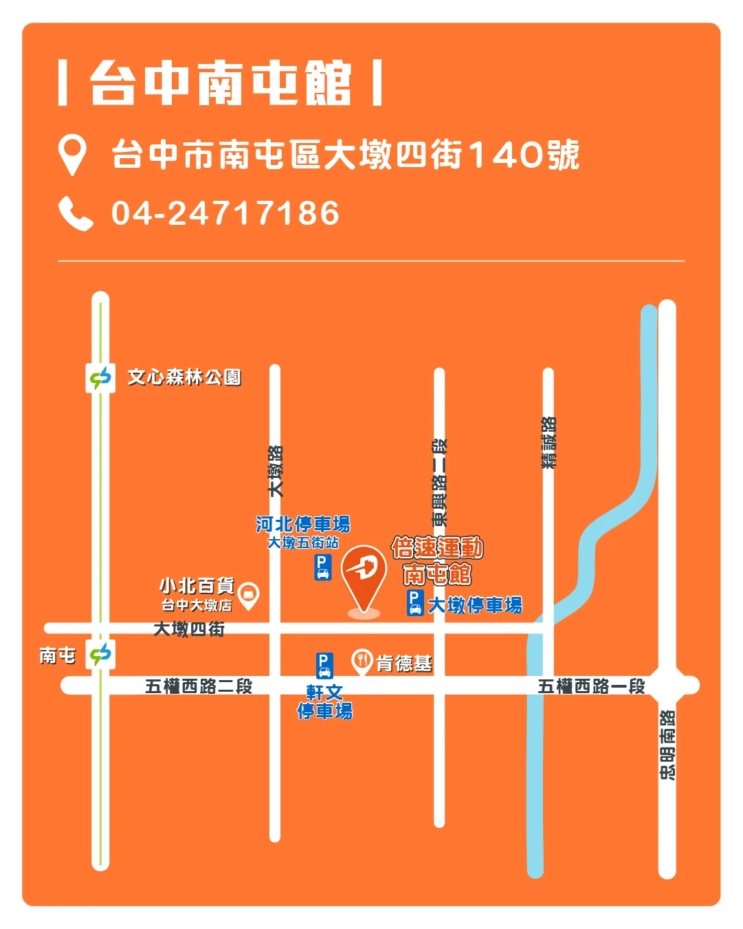 倍速南屯館門市空間