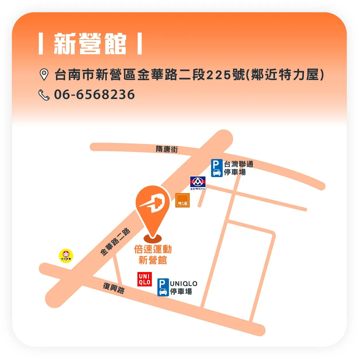 倍速新營館門市空間